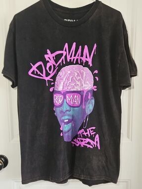 Rodman The Worm Graphic Tee Size M
